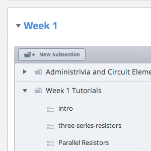 INARES Studio vous aide à maintenir votre cours organisé